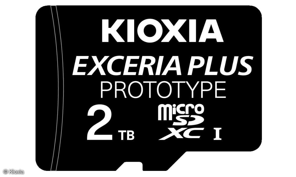 Kioxia microSDXC-Prototyp mit 2 TByte
