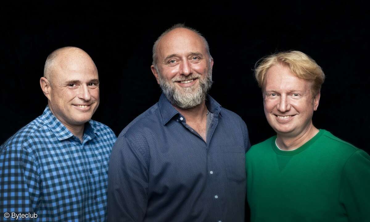 Die Byteclub-Geschäftsführer Thomas Bußhart, Michael Hencke und Mathias Harms (v. li.)