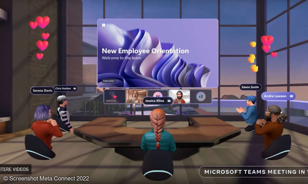 Teams-Meeting im Metaverse