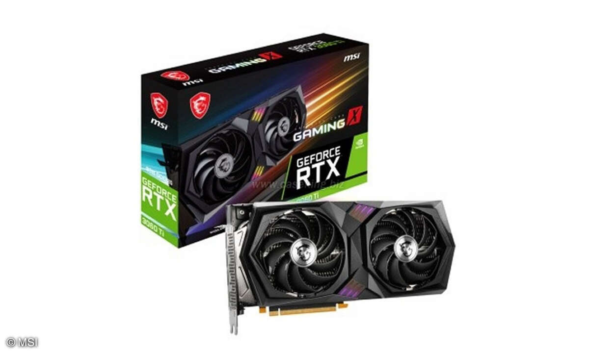 „GeForce RTX 3060 Ti GAMING X“ von MSI