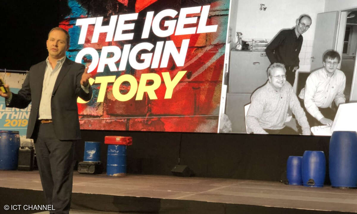 Igel-CEO Jed Ayres auf der Igel Disrupt 2019