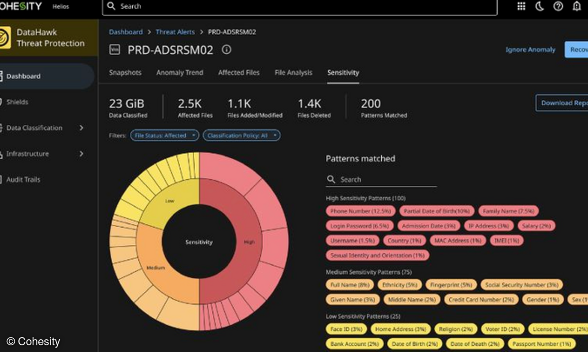 Cohesity DataHawk