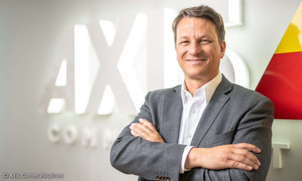 Maximilian Galland, Manager Sales DACH bei Axis Communications