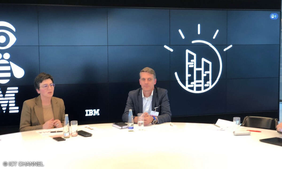 IBMs Verantwortliche für das Partner-Netzwerk: Marco Braun und Vesna Maric, VP IBM Ecosystem IBM Technology DACH