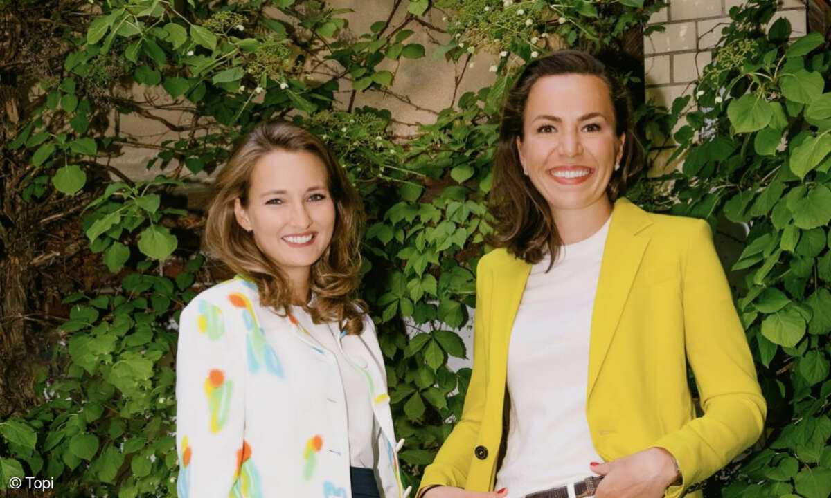 Die Gründerinnen von Topi:  Estelle Merle und Charlotte Pallua