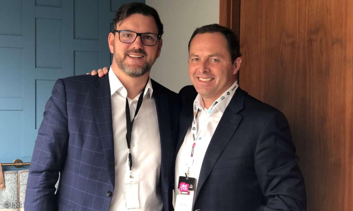 Igel-CEO Jed Ayres (rechts) und CTO Matthias Haas