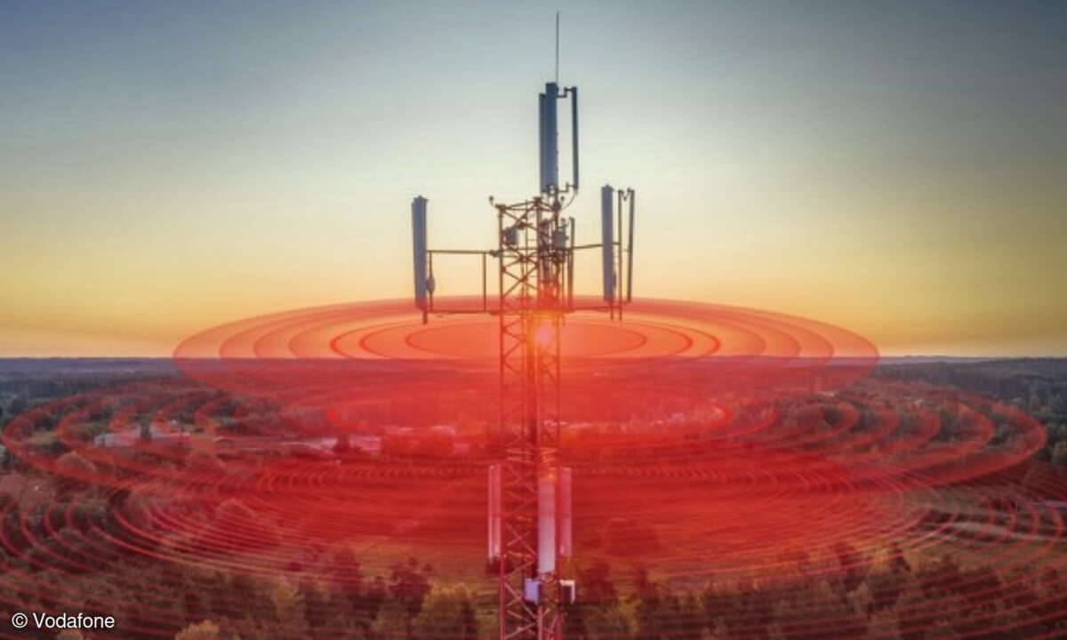 Vodafone, 5G-Mobilfunkmast