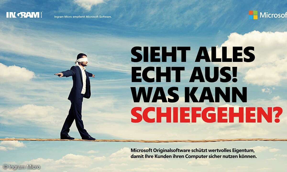 Ingram Micro empfiehlt Microsoft Software.