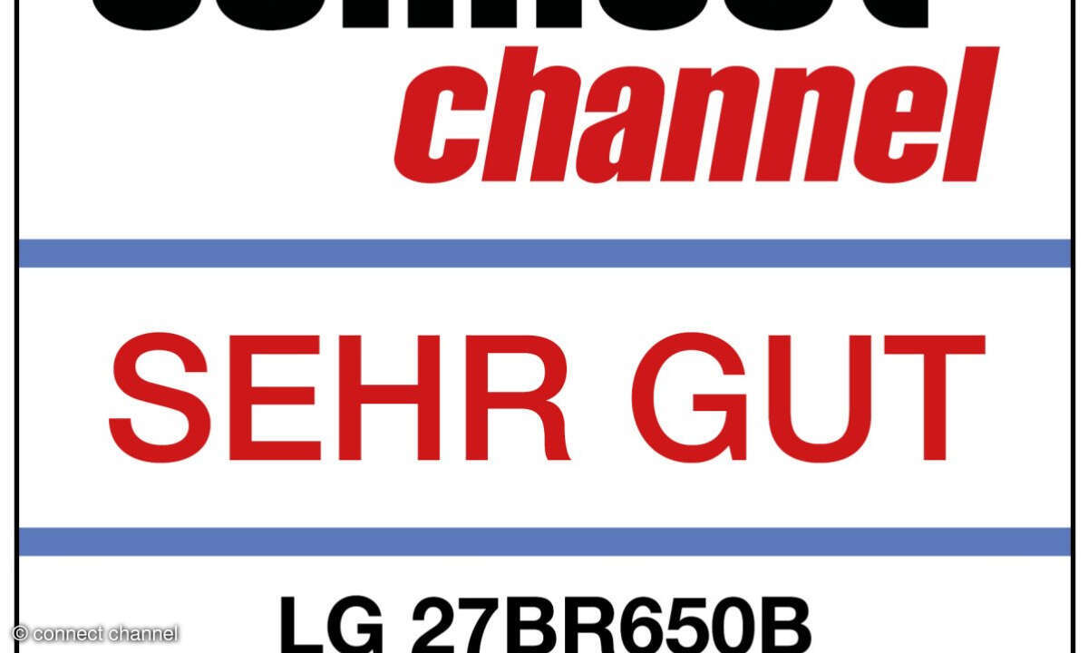connect channel Testsiegel LG Monitor: LG 27BR650B