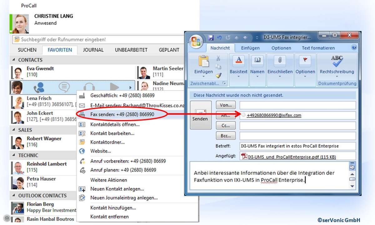 160513_servonic_PM_IXI-UMSIntegrationProCall