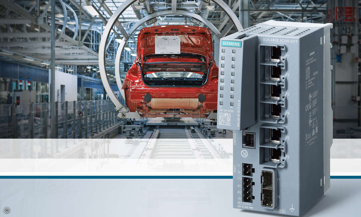 Industrial Ethernet Switches für zuverlässige Kommunikation in der Automatisierung / Industrial Ethernet switches for reliable communication in automation