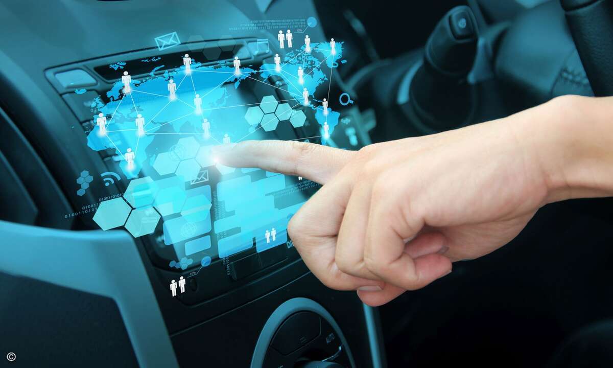 Pushing on a touch screen interface navigation system