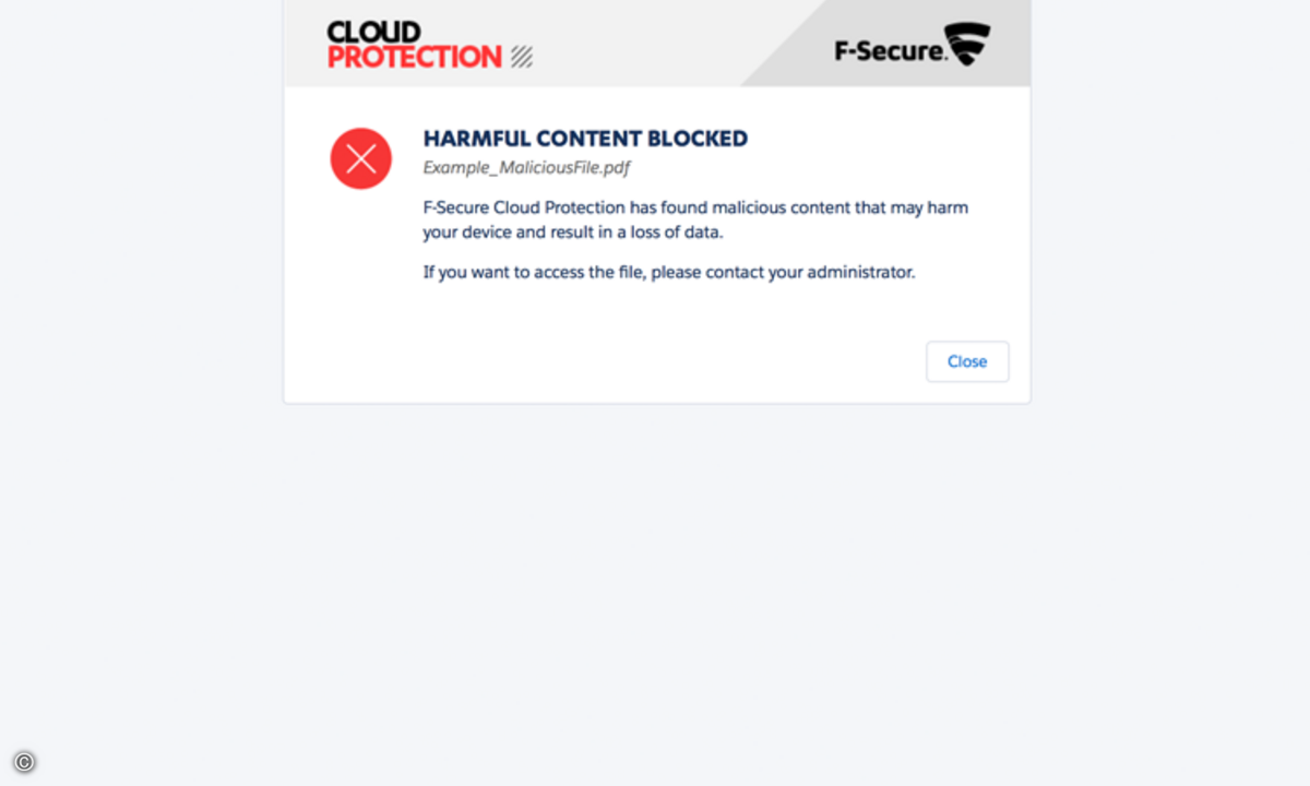 F-SecureCloudProtectionBlockPage
