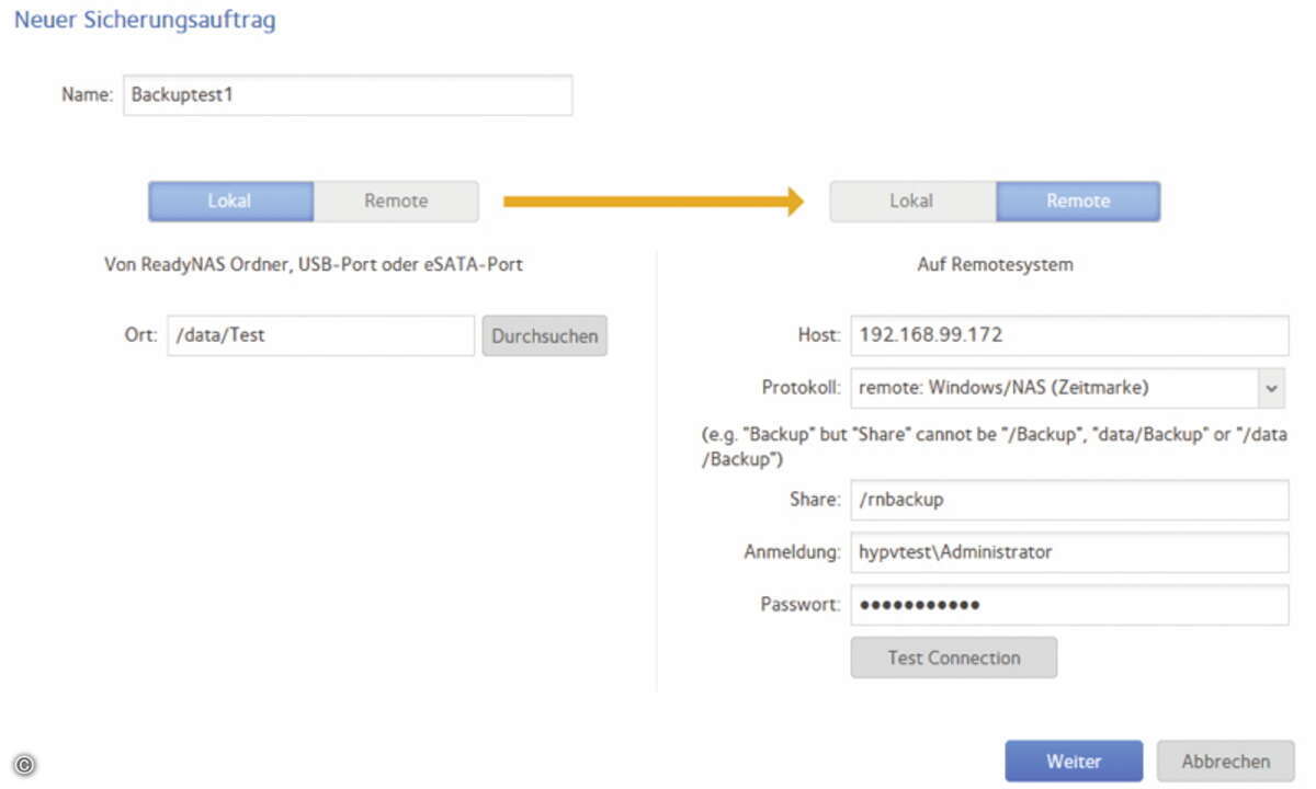 ConfigureBackupJob
