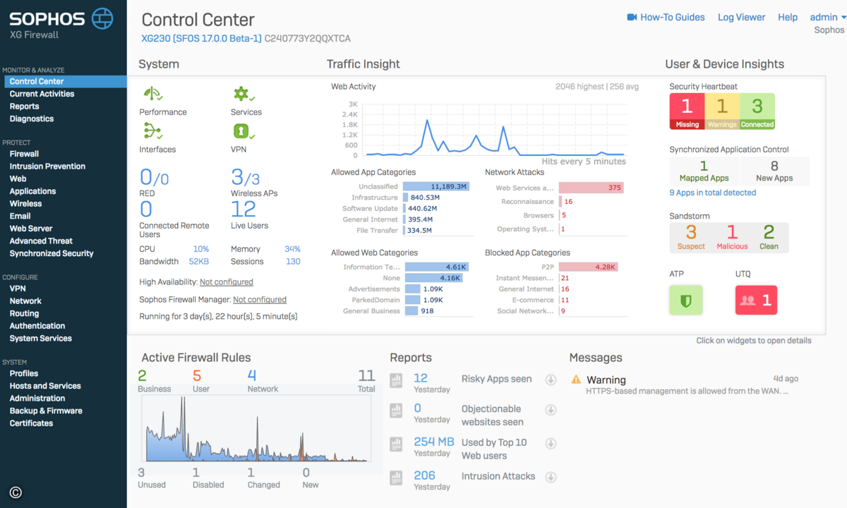 v17 Control Center