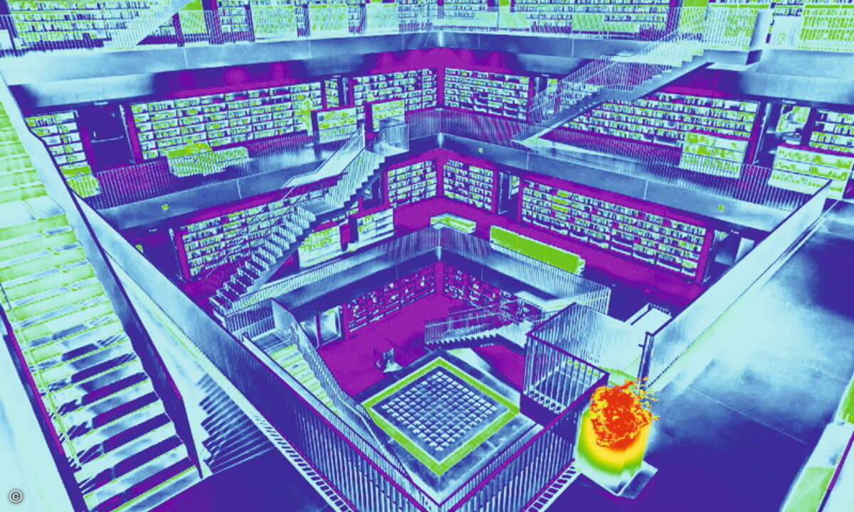 Bild2_Detektion eines Brandherdes anhand einer Thermalkamera