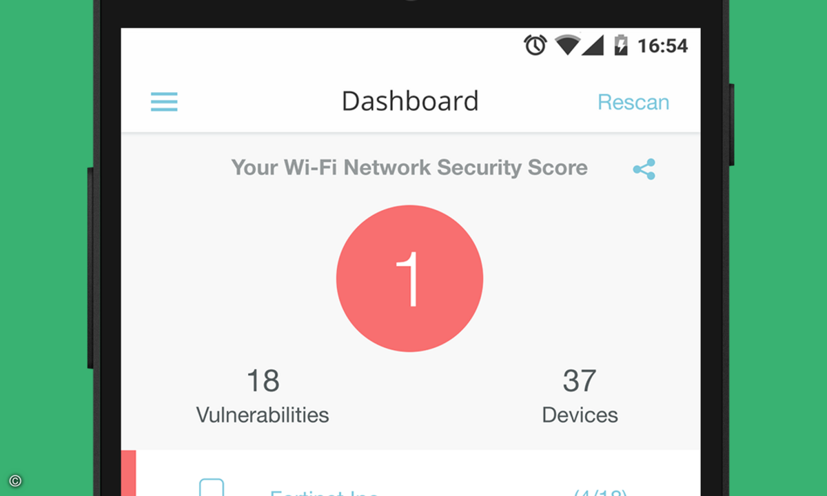 Android_Dojo by BullGuard_Network Security Score