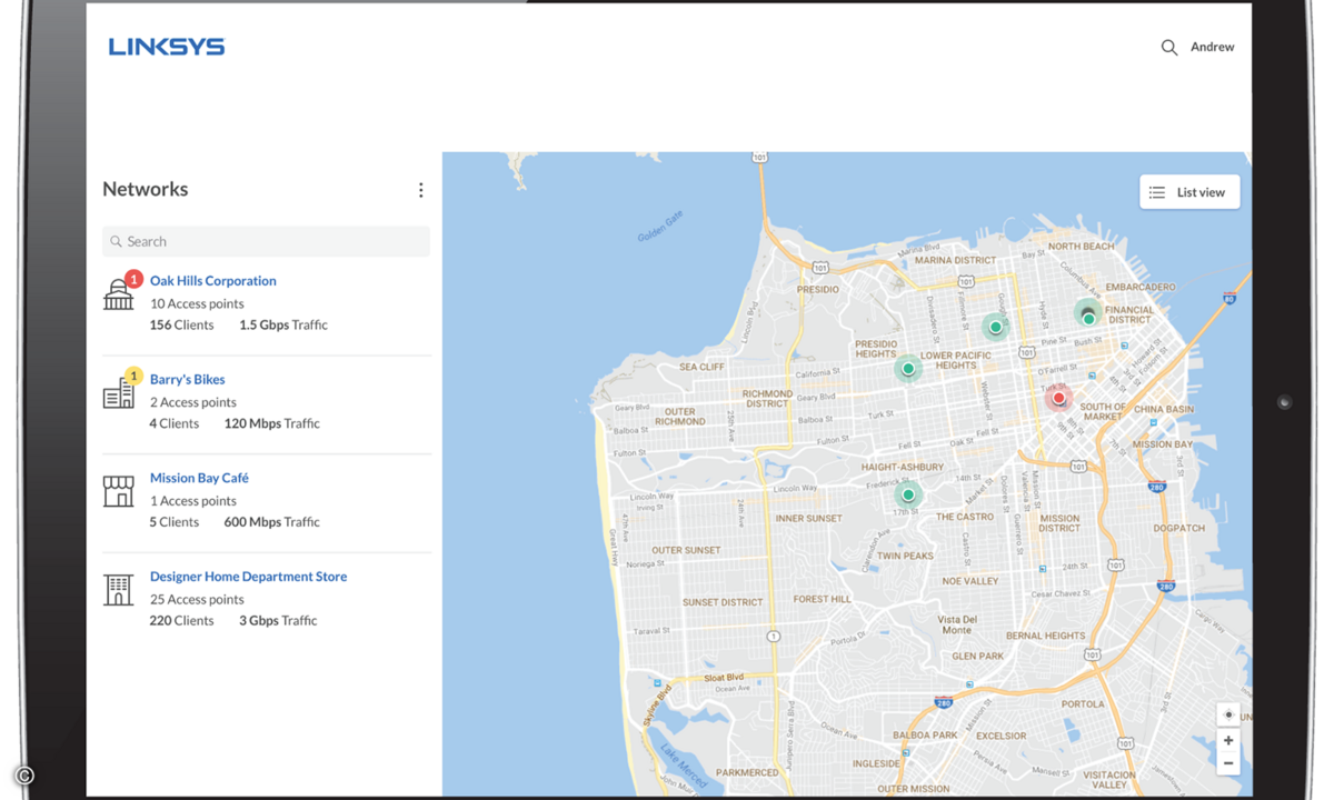 LinksysCloudManagerTABLETNetworkListMap0518REVA