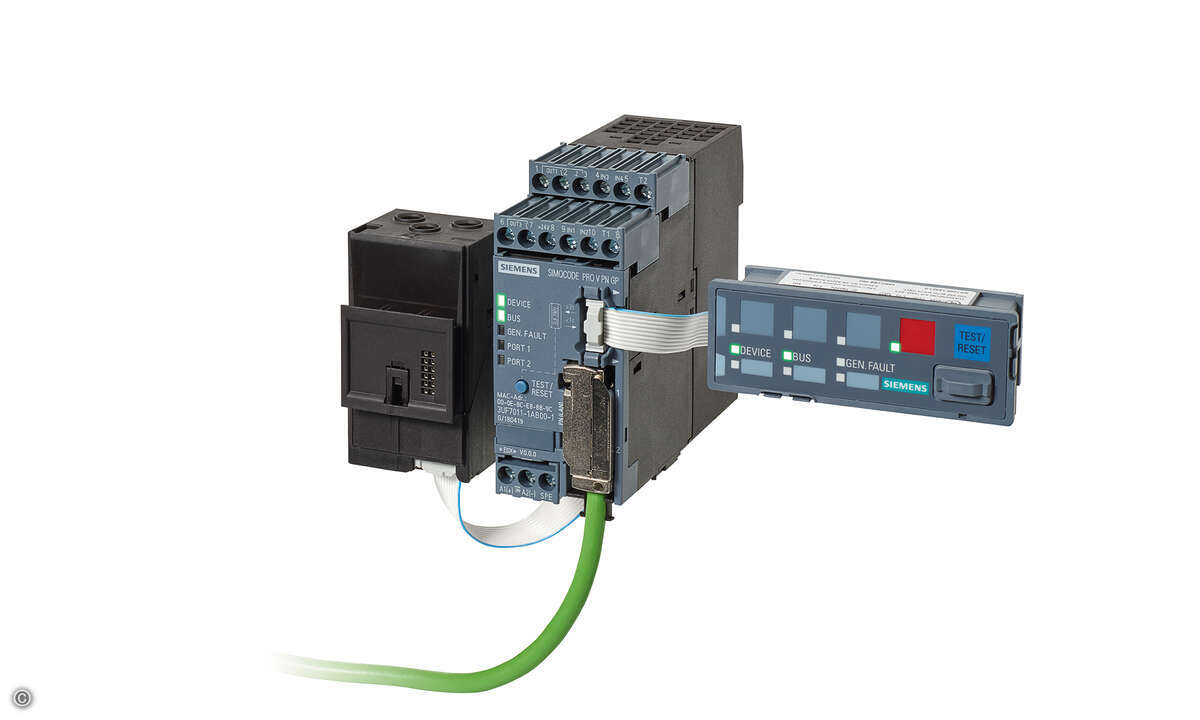 Einstiegslösung für Motormanagement über Profinet / Entry-level solution for motor management via Profinet