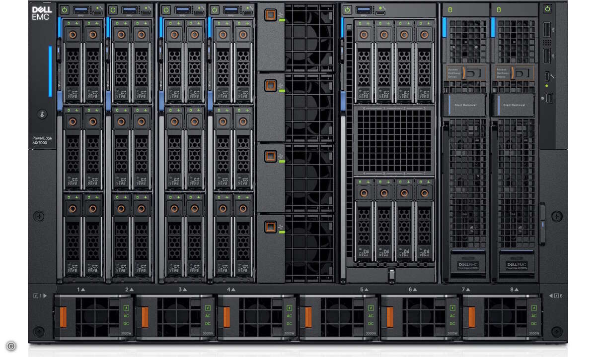PowerEdge MX7000 4x MX740c 1x MX840c 2x MX5016s