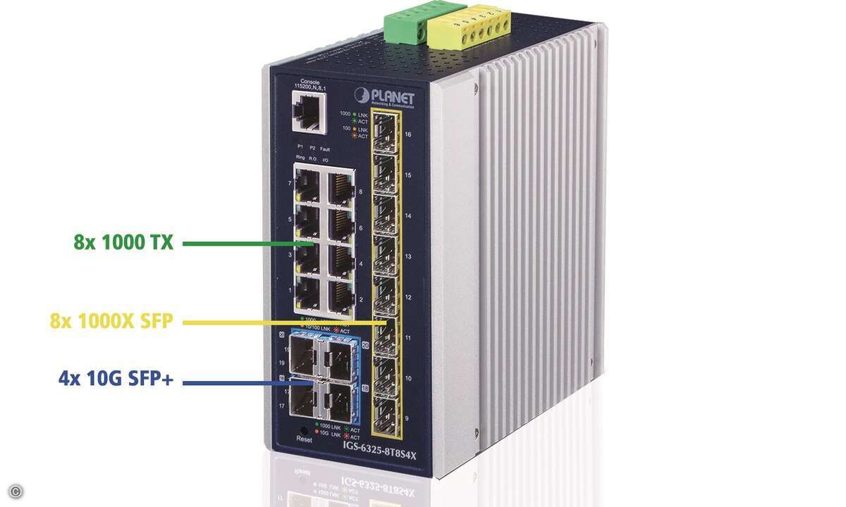 Spectra-IGS-6325-8T8S4X-Administrierbarer Ethernet Switch