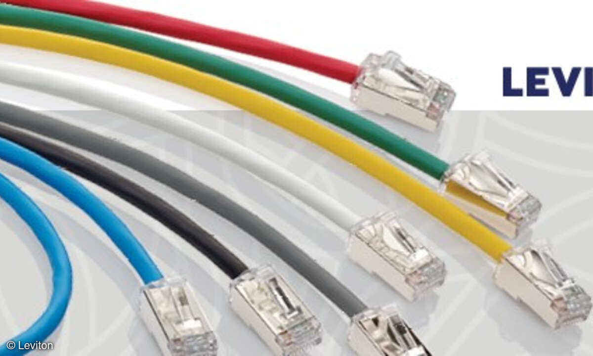 Leviton bietet ab sofort besonders flexible Ptach-Kabel nach Kategorie 6A an.