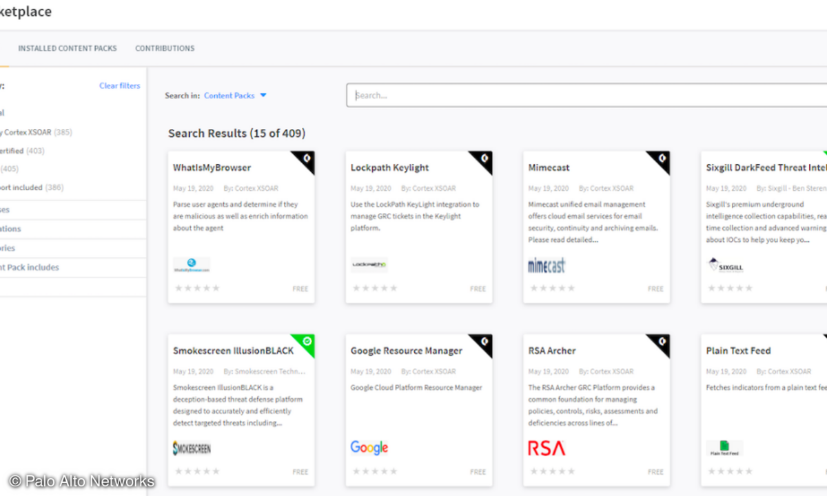 Palo Alto Networks Cortex XSOAR Marketplace