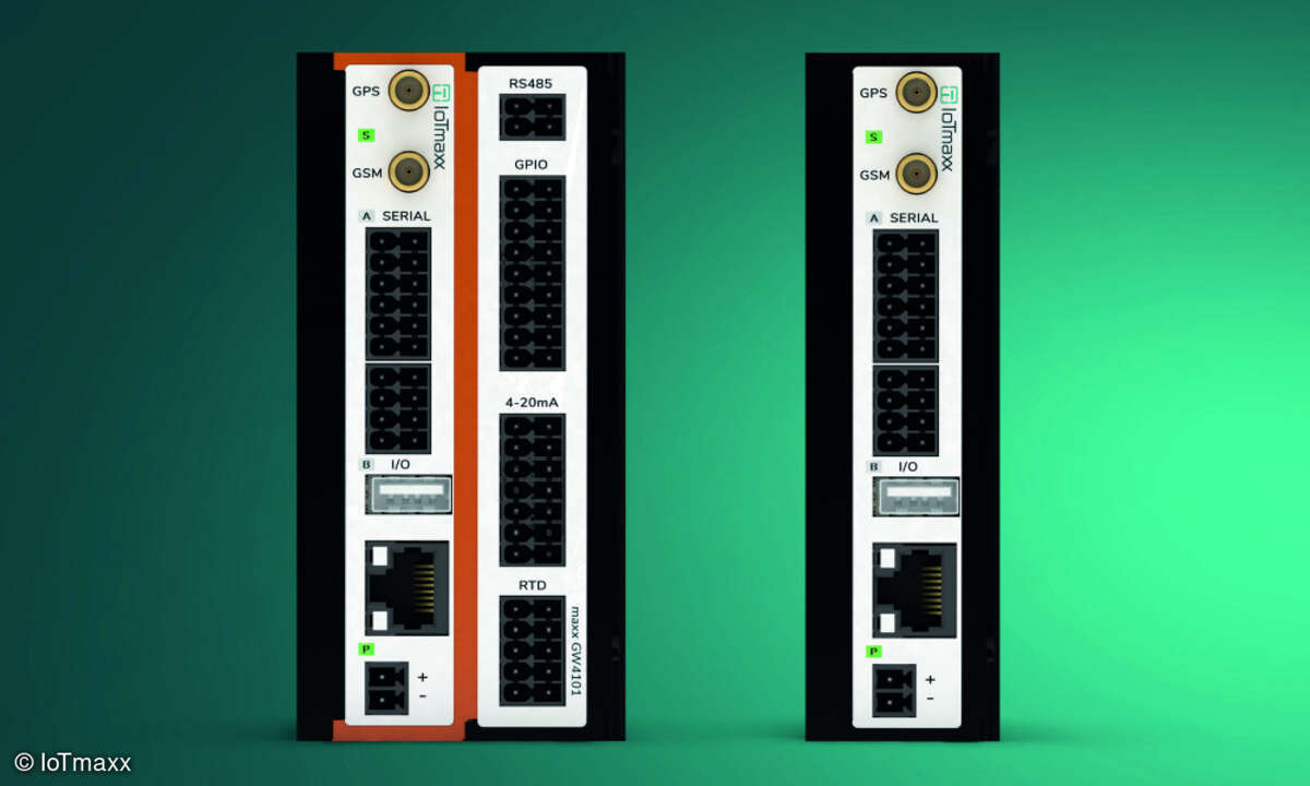 Die programmierbaren IIoT-Mobilfunk-Gateways maxx GW4100 und maxx GW4101 sammeln und verarbeiten Informationen industrieller Maschinen und Systeme und übertragen die Daten über sichere Mobilfunkverbindungen.