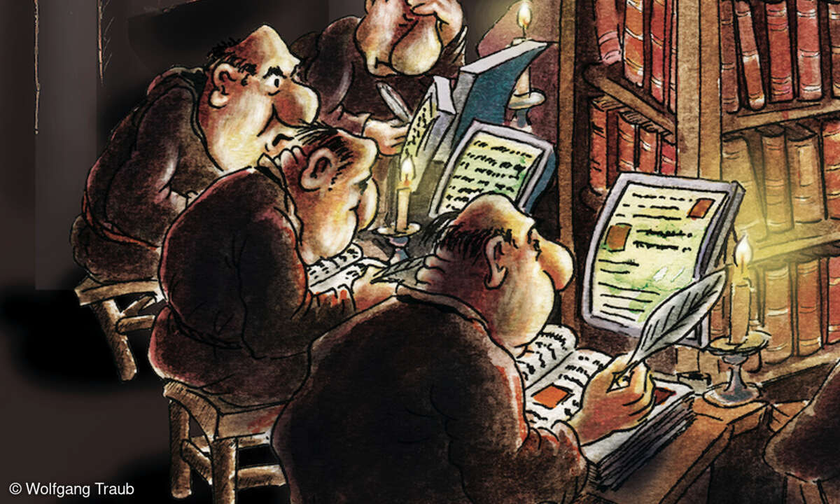 LANline-Cartoon Digitalisierung