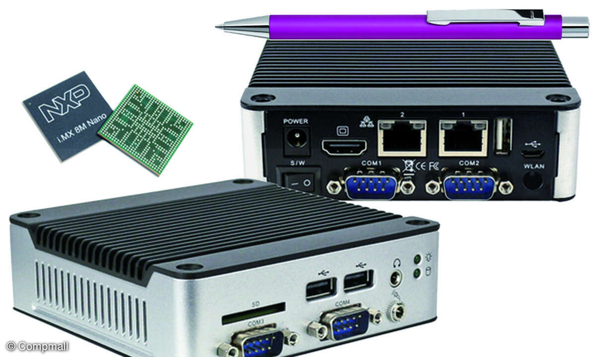 Der Mini-Box-PC EB-8MM von Compmall.