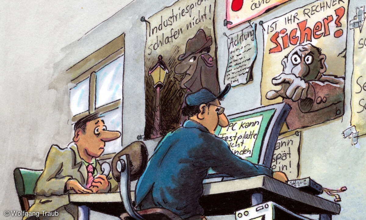 LANline-Cartoon Security Awareness