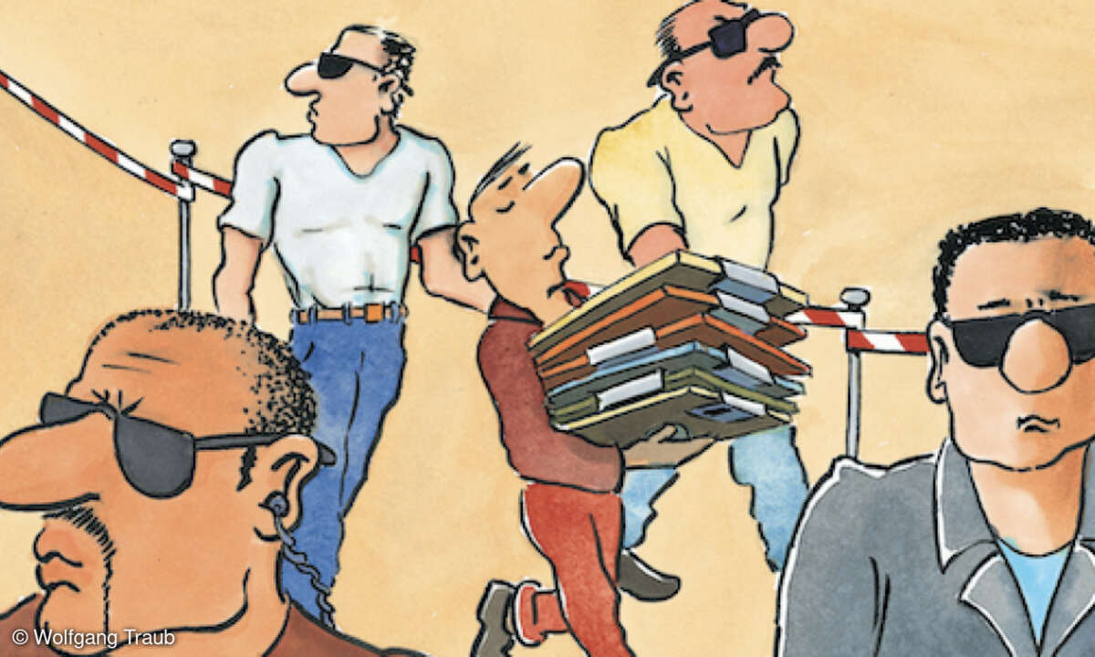 LANline-Cartoon Datensicherheit