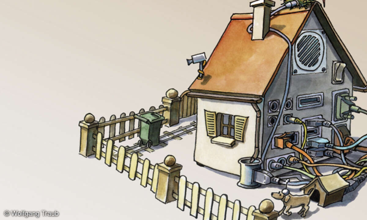 LANline-Cartoon Smart Home