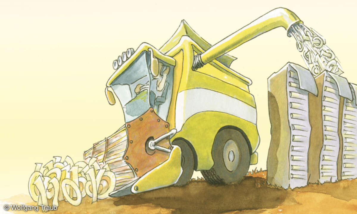 LANline-Cartoon Datenverarbeitung am Edge