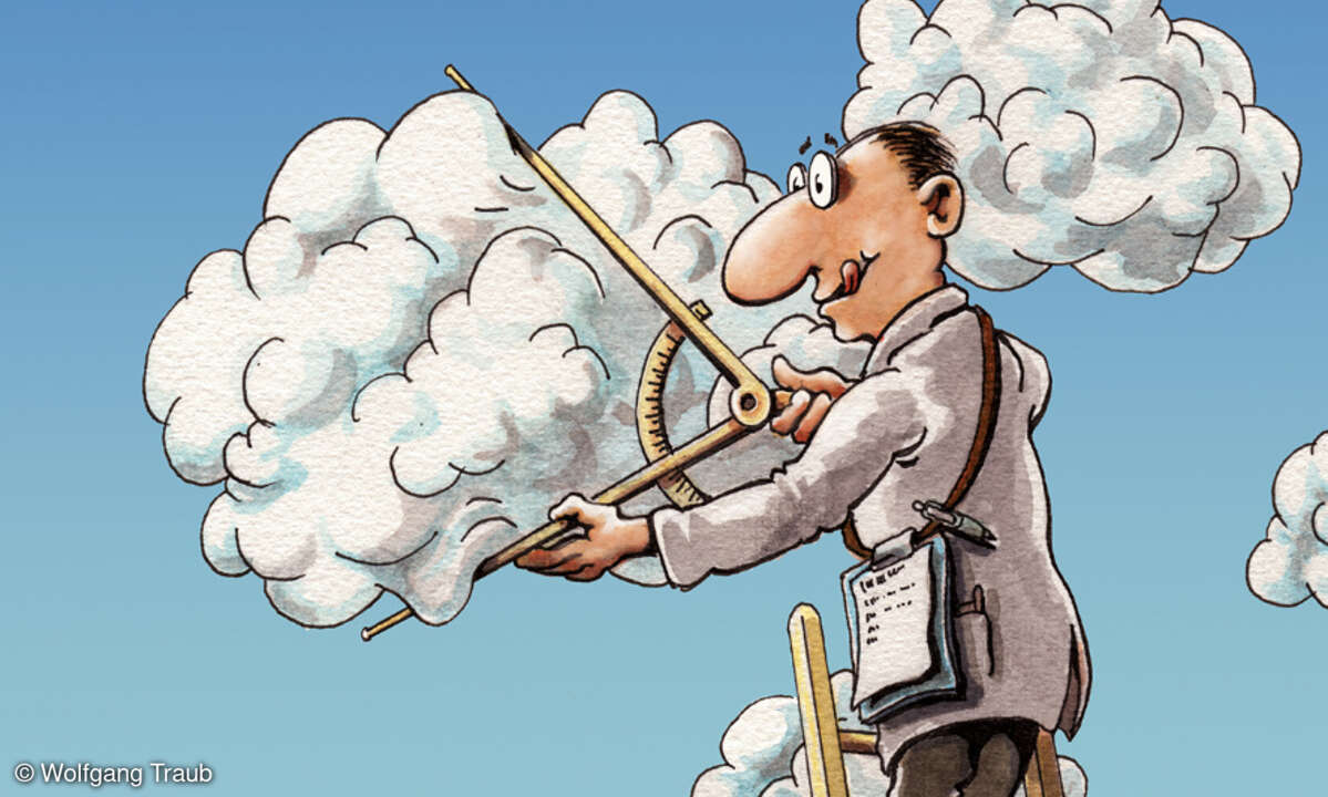 LANline-Cartoon Performance-Monitoring in der Cloud