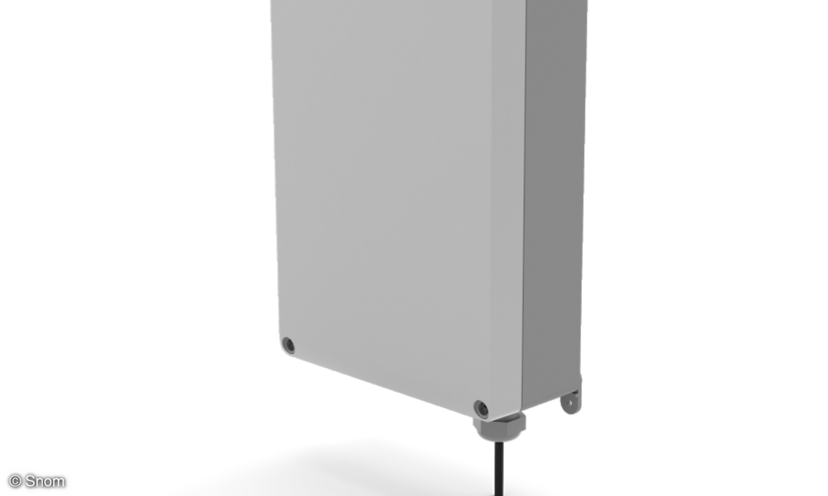 Die VoIP-basierende DECT-Multizell-Basisstation M900 Outdoor von Snom.