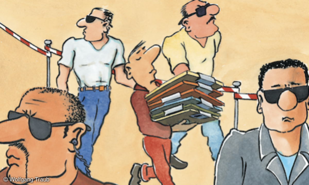 LANline-Cartoon Datensicherheit