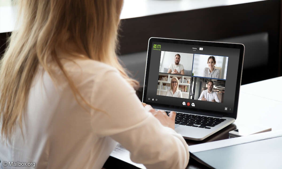 Videokonferenz mit Jitsi über Mailbox.org.