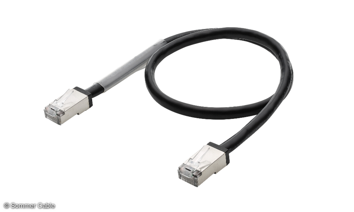 Sommer Cable bietet mit dem „SC-Mercator CAT.6a Highflex“ ein Patch-Kabel mit sechs Millimeter Außendurchmesser an.