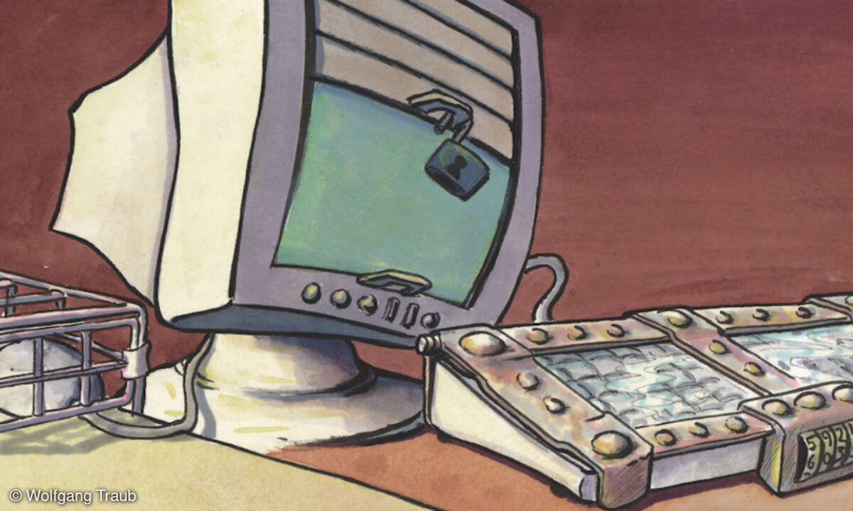 LANline-Cartoon Secure PC