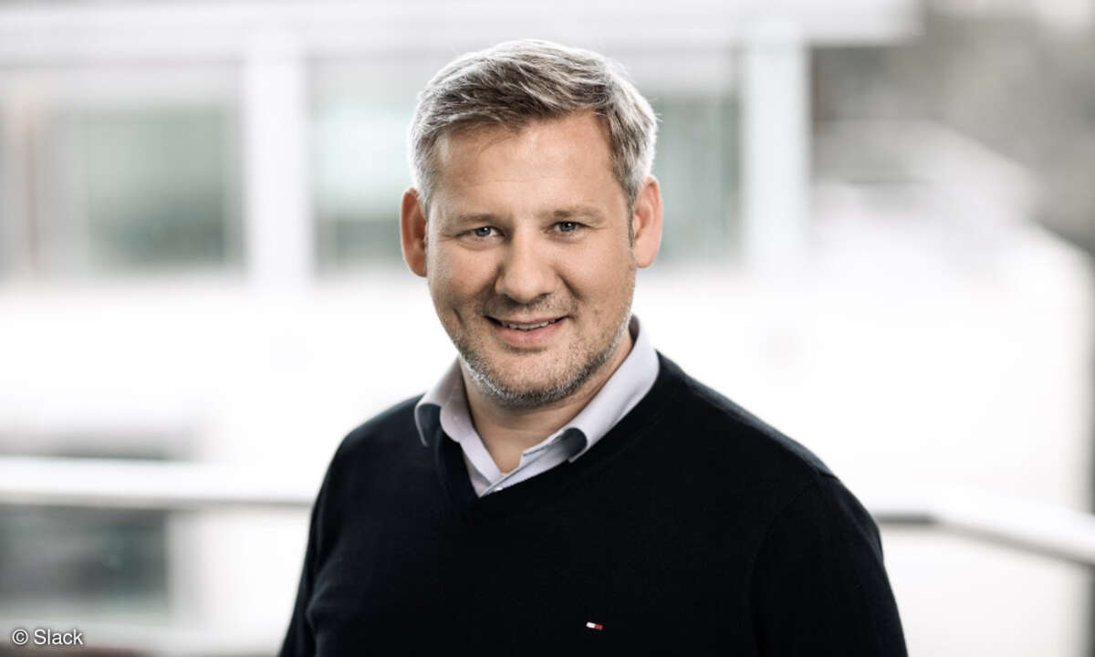 „Wir haben die Arbeit umgestellt, aber das ist keine Transformation“, so Oliver Blueher von Slack.