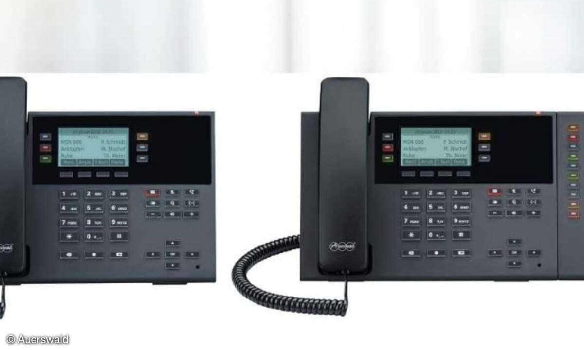 Auerswald: COMfortel D-110 und COMfortel D-210.
