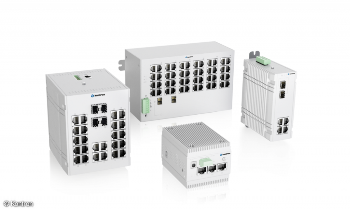 Kontron erweitert seine Industrial-Switch-Produktlinie um weitere Modelle der KSwitch-Familie für Fast- und Gigabit-Ethernet.