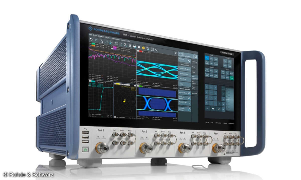 Rohde & Schwarz hat sein Portfolio an ZNA-Vektornetzwerkanalysatoren um Modelle bis 50 GHz und 67 GHz erweitert.