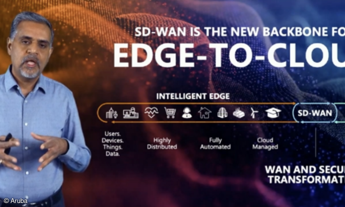 Erläuterte die Einbindung von Silver Peaks SD-WAN-Technik in das Aruba-Portfolio: CEO Keerti Melkote