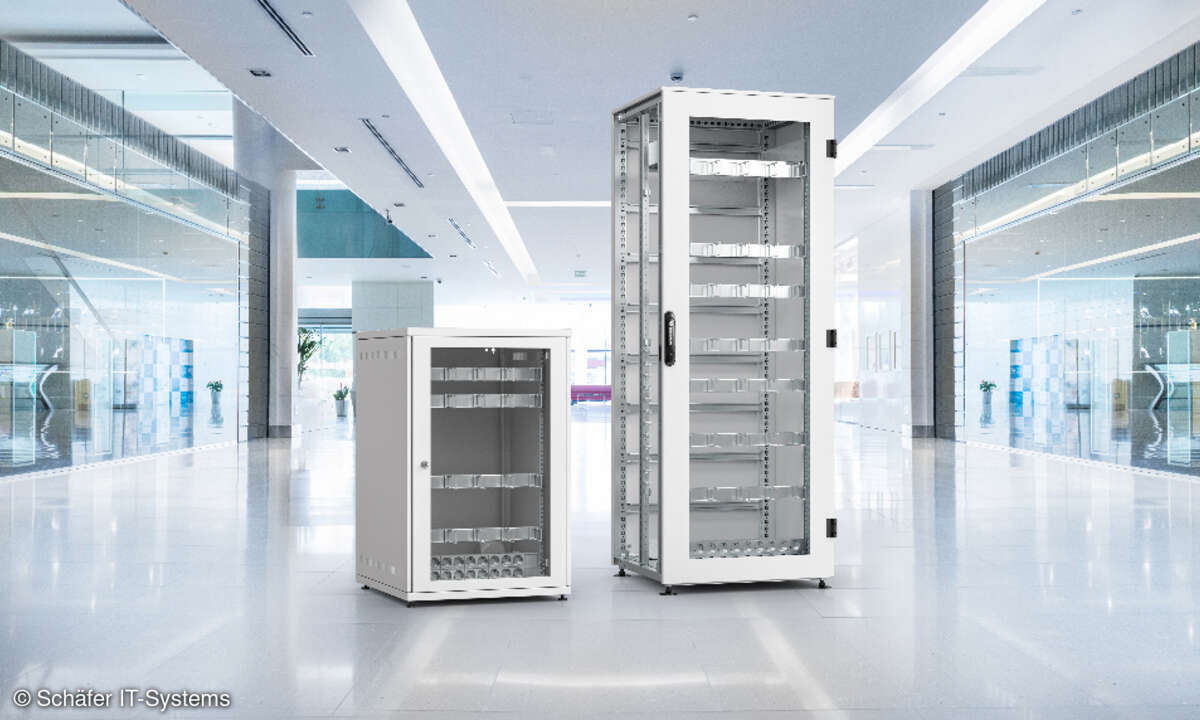 IT Racks für Filialen von Schäfer IT-Systems.