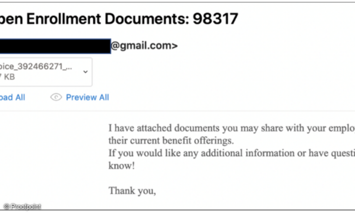 Proofpoint Fake E-Mail