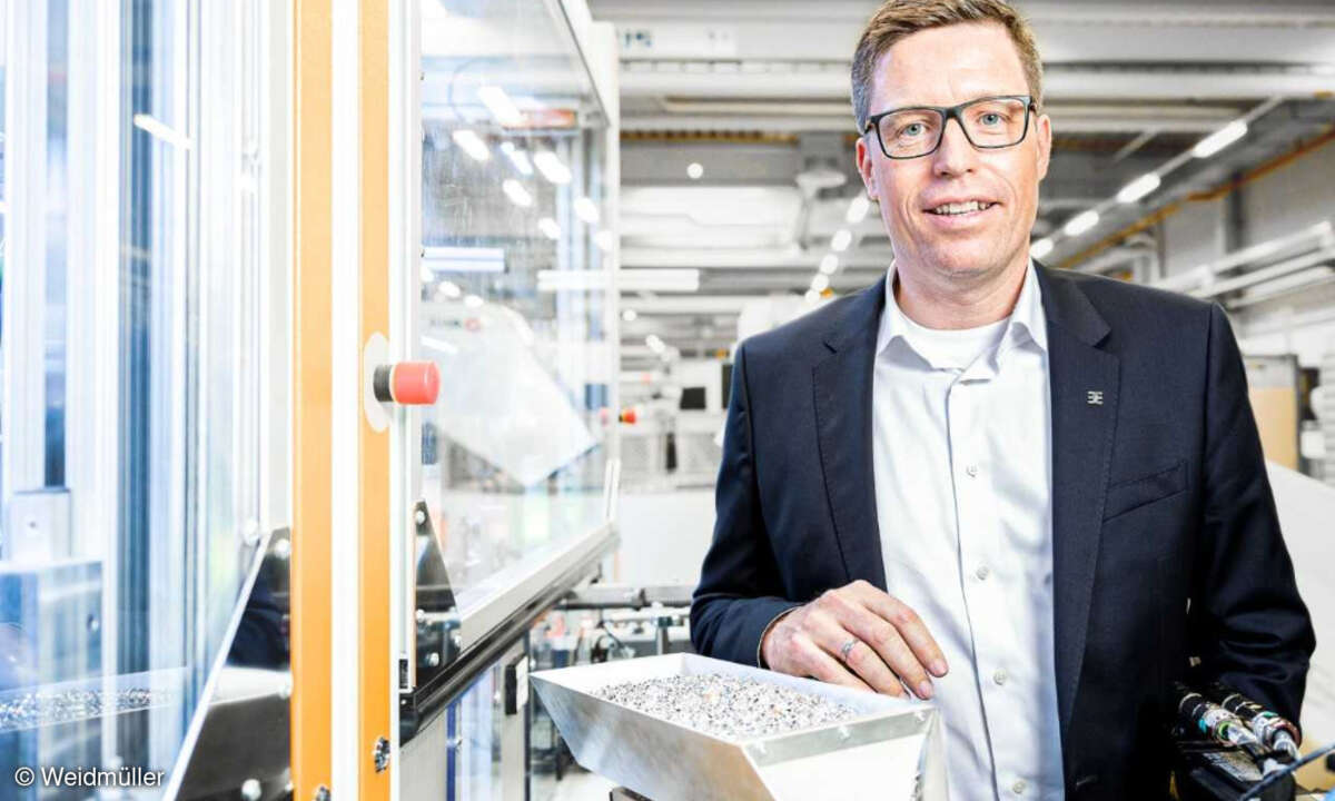 Dr. Timo Berger, Vertriebsvorstand von Weidmüller.