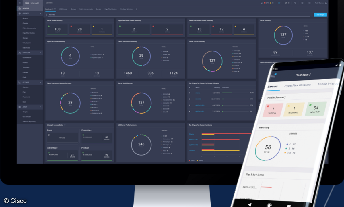 Cisco hat sein Intersight-Portfolio um eine Reiher neuer Tools erweitert.