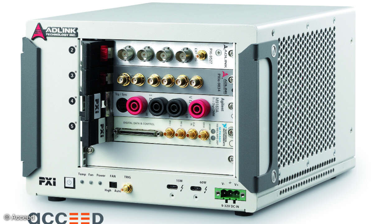 Mobiles PXI/PXIe-Chassis mit Thunderbolt 3